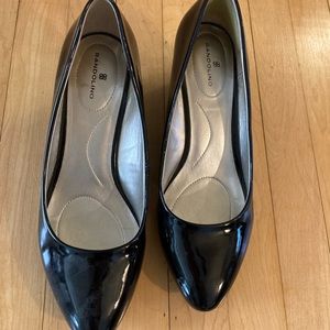 COPY - Bandolino Patent Leather Wedges